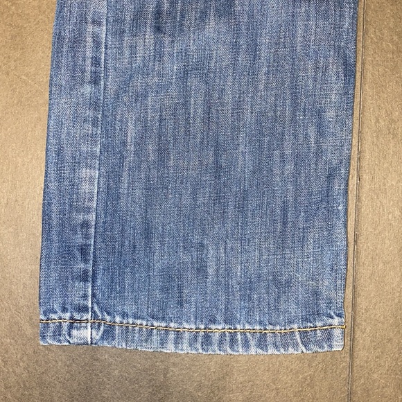 Levi’s 514 Straight Size 12 Slide Tab Button High Rise Washout Denim Jeans - Picture 14 of 16